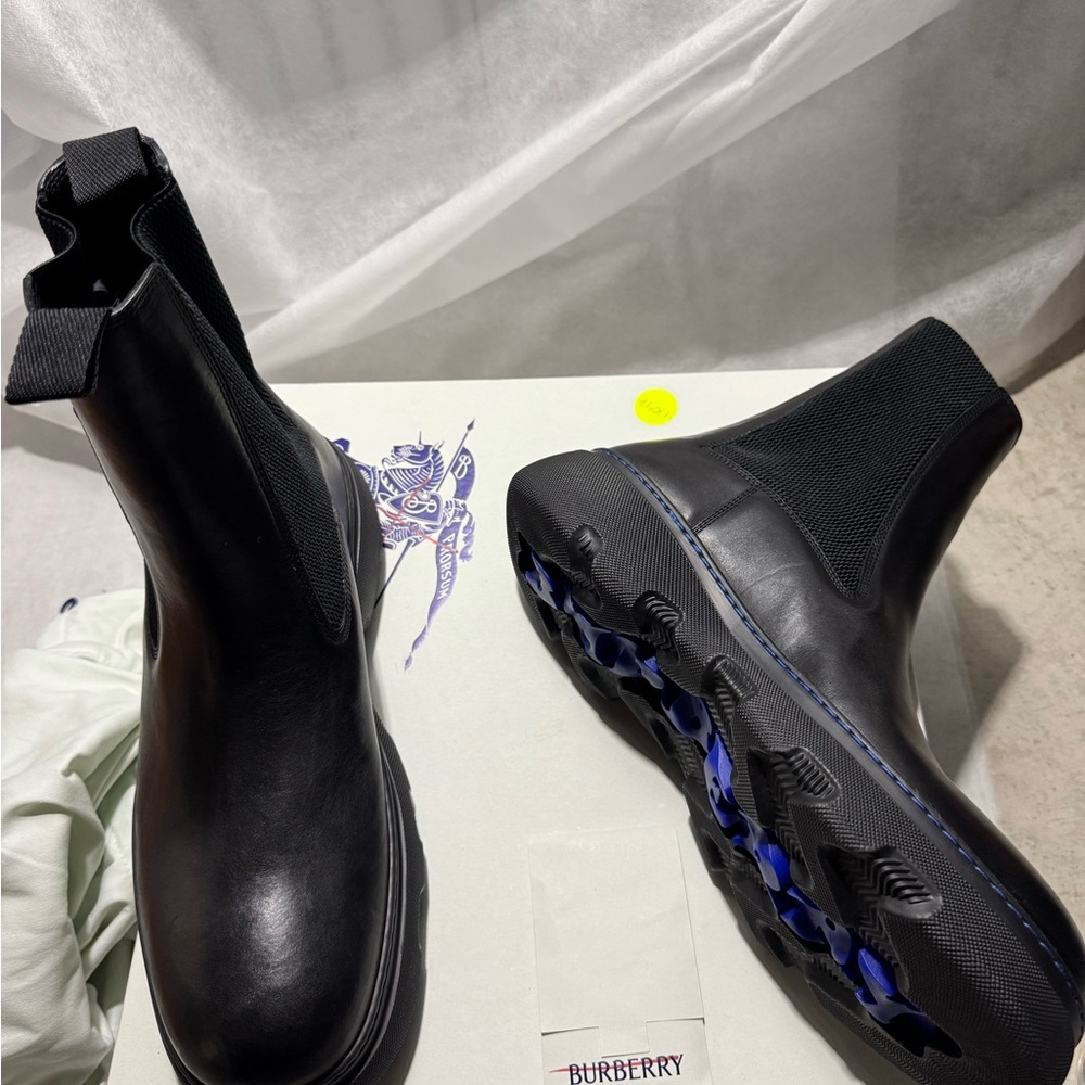 Burberry Black Men's Ankle Boots
